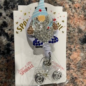 NURSE Sparkly Gnome Badge Reel